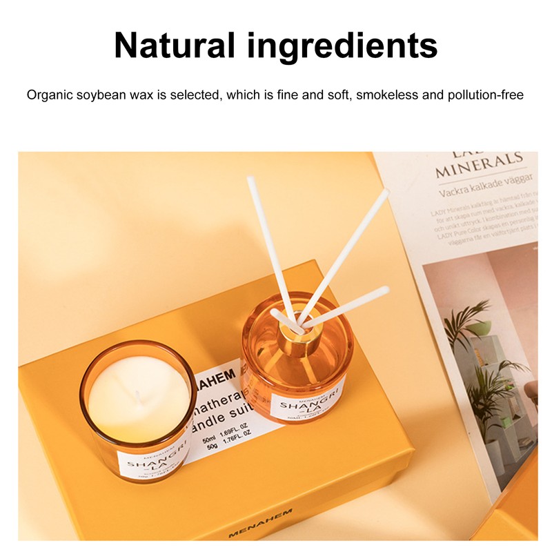 Soy Wax Essential Oil Gift Set Indoor Bedroom Fresh Air