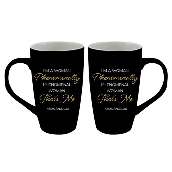 African American Expressions - Phenomenal Woman Latte Mug, 17 oz