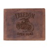 Greenburry Leather Biker Wallet - Leather Wallet for Bikers and