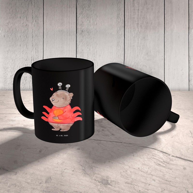Mr. & Mrs. Panda Tasse Krebs Gefühlswelt - Geschenk, Emotionalität,