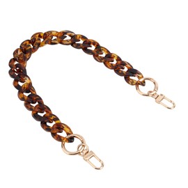 Leopard Bag Chain, Acrylic Durable Decorative Leopard Bag Chain Stylish Dainty Purse Handle Extender Suitable for Handbag Purse Making Supplies