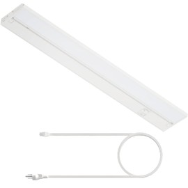 LAGOM 18" Direct Wire Dimmable LED Under Cabinet Lights & 72 Inches Power Cord