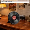 Allenkwok 12-Inch Vinyl Record Display Frame, 13x13 MDF Wood Frame