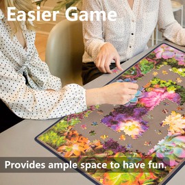 Tektalk Portable Puzzle Mat for Storage - Non-Slip Surface, Up to 1000 Pieces