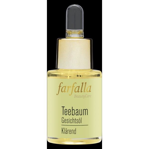 farfalla Tea Tree Clarifying Face Oil, 15 ml