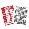 Headline Sign Business Hours with Peel Vinyl Characters, 8 X