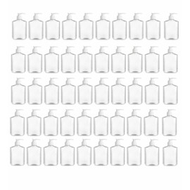 Hear Clear PQS 8 OZ Refillable Travel Bottles w/Dispenser Pump - Liquids/Gels/Lotions (Empty Bottles) (50 Bottles)