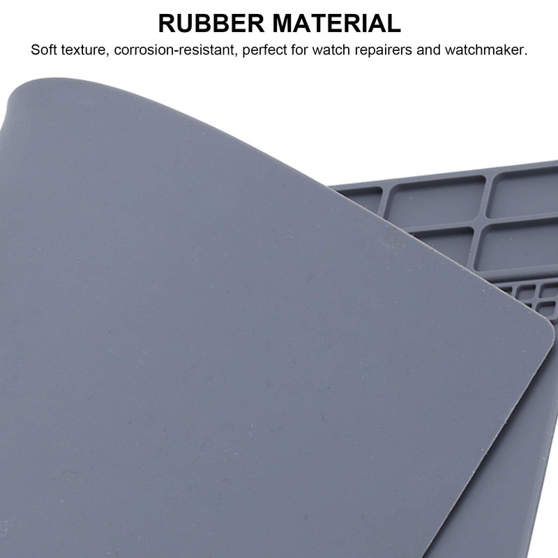 Watch Repair Pad, Non Slip Rubber Table Mat Watchmaker Maintenance