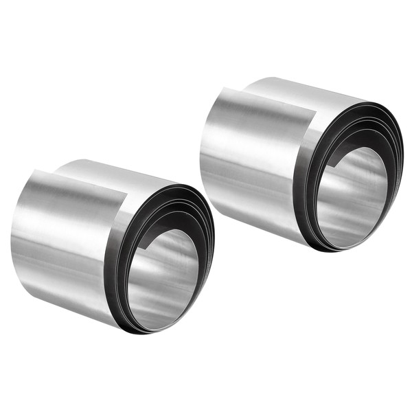 uxcell 304 Stainless Steel Foil Roll 0.5mm x 50mm x