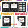 Gueevin 40 Set Student Homework Folder Labels for Homework Take