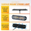 BooYu Amber LED Surface Mount Emergency Strobe Flashing Lights for