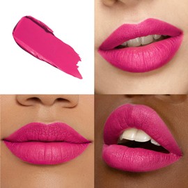 HOOMUSS Fuschia Lipstick Long Lasting Matte Liquid Lipsticks for Women Non Transfer Smudgeproof Smooth and Easy to Appy Cruelty Free Lip Color, M44 Fuscia Love