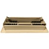 Truaire 4 In. X 10 In. 3-Way Brown Floor Register
