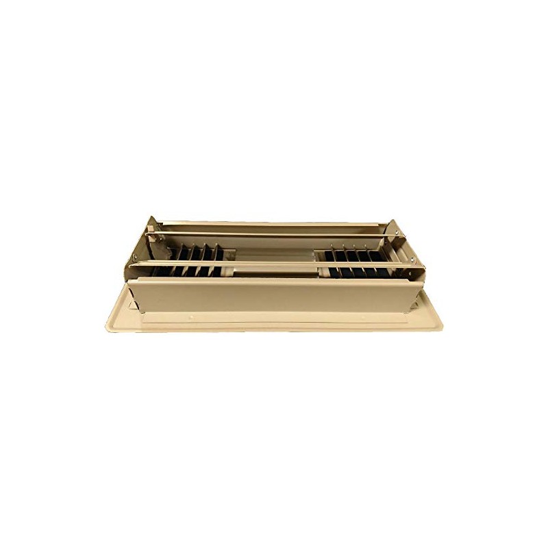 Truaire 4 In. X 10 In. 3-Way Brown Floor Register