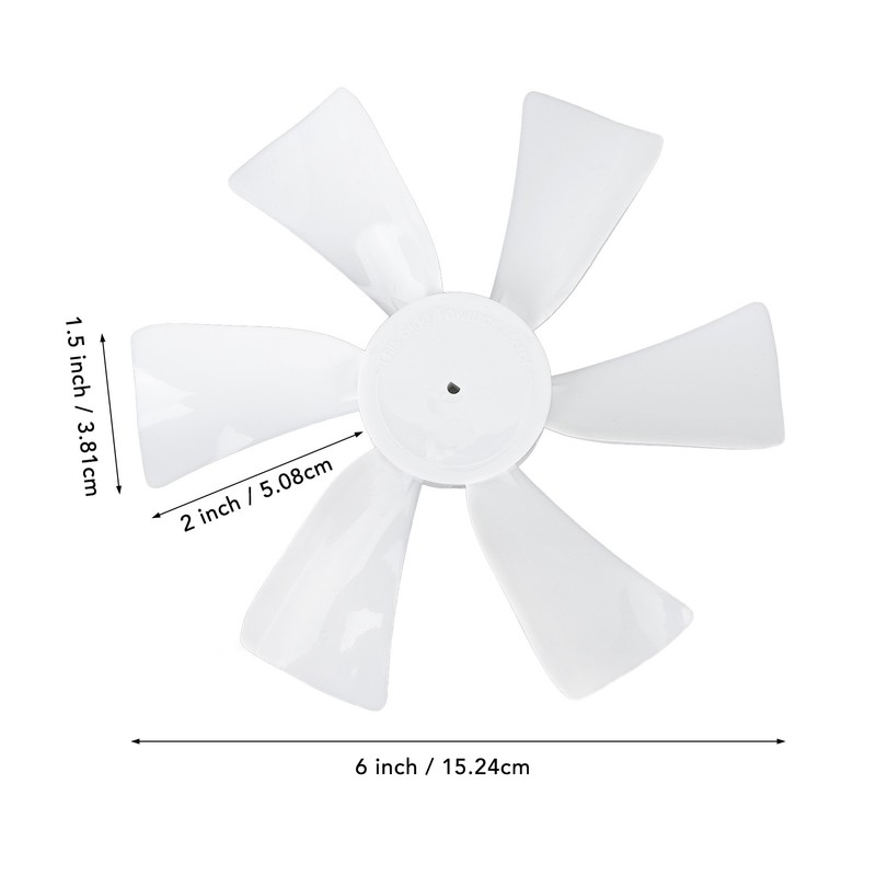 2pcs 6 Inch RV Vent Fan Blade High Efficiency RV