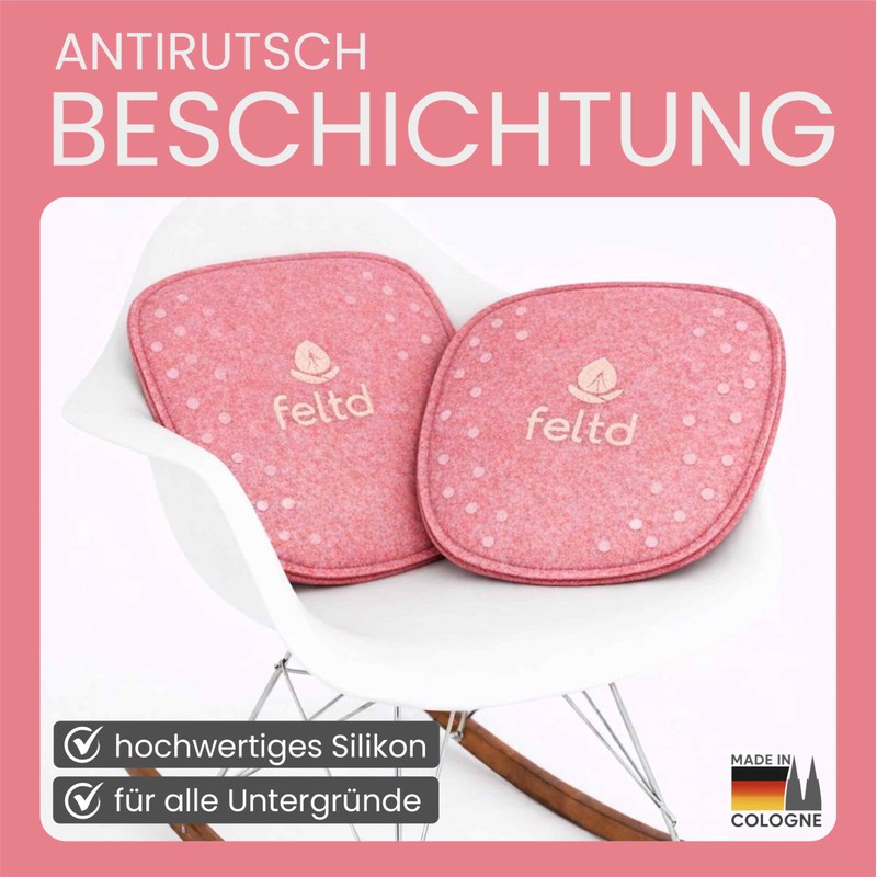 Feltd. Eco Felt Cushion Suitable for Armchair Chairs such as