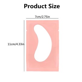 50Pcs Eye Gel Pads Eyelash Extension Pads Lints Free Lint Free Eyelash Patches Collagen Eye Pads Eyelash Lash Extension Under Eye Patches for Pro Salon and Individual Eyelash Extension