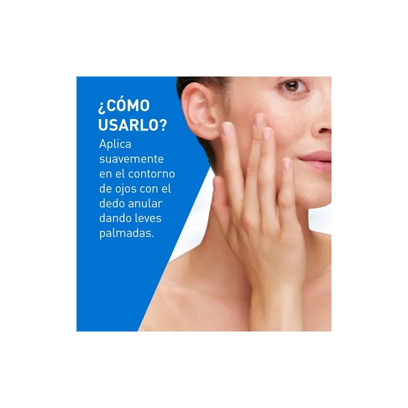Crema Reparadora Cerave Contorno De Ojos Niacinamida 14 Ml