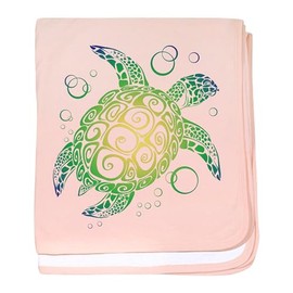 CafePress Sea Turtle Baby Blanket, Super Soft Newborn Swaddle