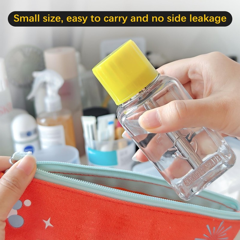 6oz / 180ml Glass Dispenser, Push Down Acetone Pump