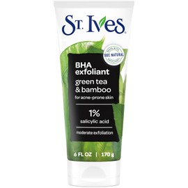 St. Ives Exfoliante Facial, Té Verde y Bambú, 170g