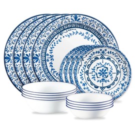 Corelle Portofino 16-piece Mugless Dinnerware Set, Service of 4