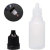 kuou 100 Pcs Squeezable Dropper Bottles, Translucent Plastic Eye Liquid