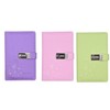 JunShop Lock Diary Combination Locking Journal Locked Notebook Writing Notebook