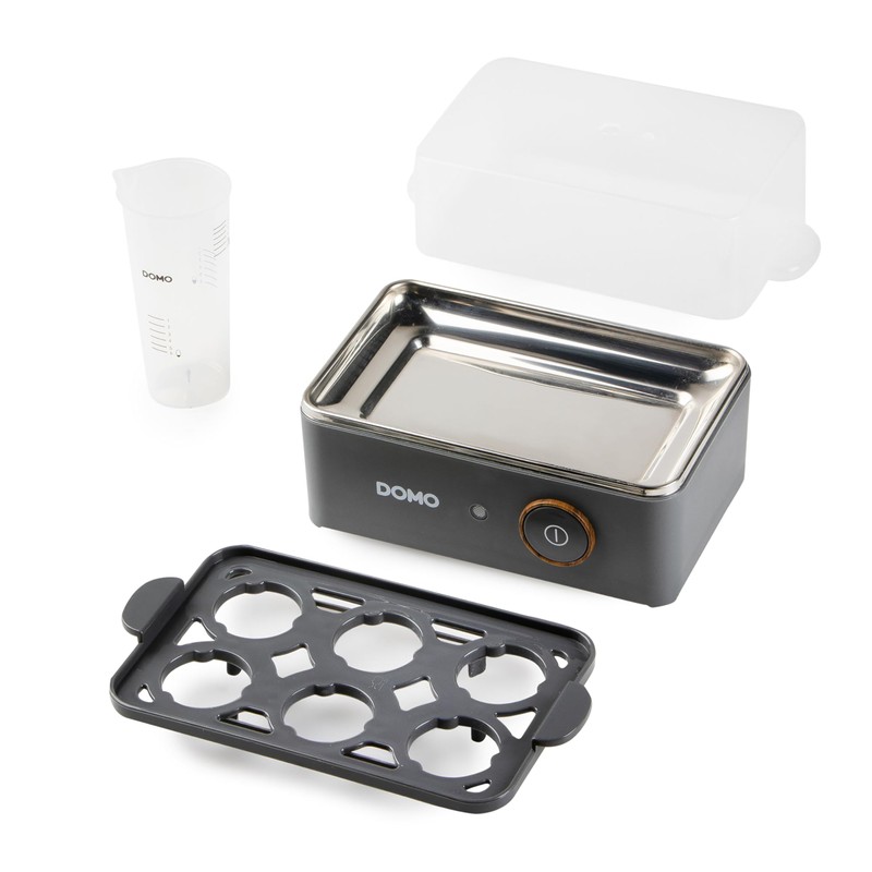 DOMO DO9283EK Egg Boiler for 6 Eggs 'Wood You' -