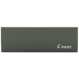 Pilot Metropolitan, Pluma Fuente con acento central de puntos, tinta líquida color negro, punto mediano, Estuche 1 Pieza (91105)