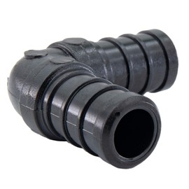 RecPro RV Plumbing Fittings 1/2" Barbed Elbow Fitting | 90-Degree Right Angle Adapter (5-Pack)