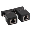 RJ45 to RS232 Adapter, Yeworth 1Pcs Male 1Pcs Female DB9