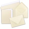 10 x Folding Cards Set DIN A5 Vanilla with Envelopes