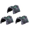 iplusmile 3pcs train railway train cave tunnel plastic rockery tunnel