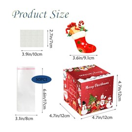 AIXXCUVQ Joyful Christmas Surprises Money Gift Box For Festive Cheer Well Crafted Paper Christmas Money Gift Boxes Cash Boxes