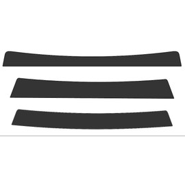Rvinyl Window Tint Kit Compatible with Dodge Durango 2011-2025 - Black 20% - Single Ply No Bubble Film - Do it Yourself Vehicle Windshield Visor Strip