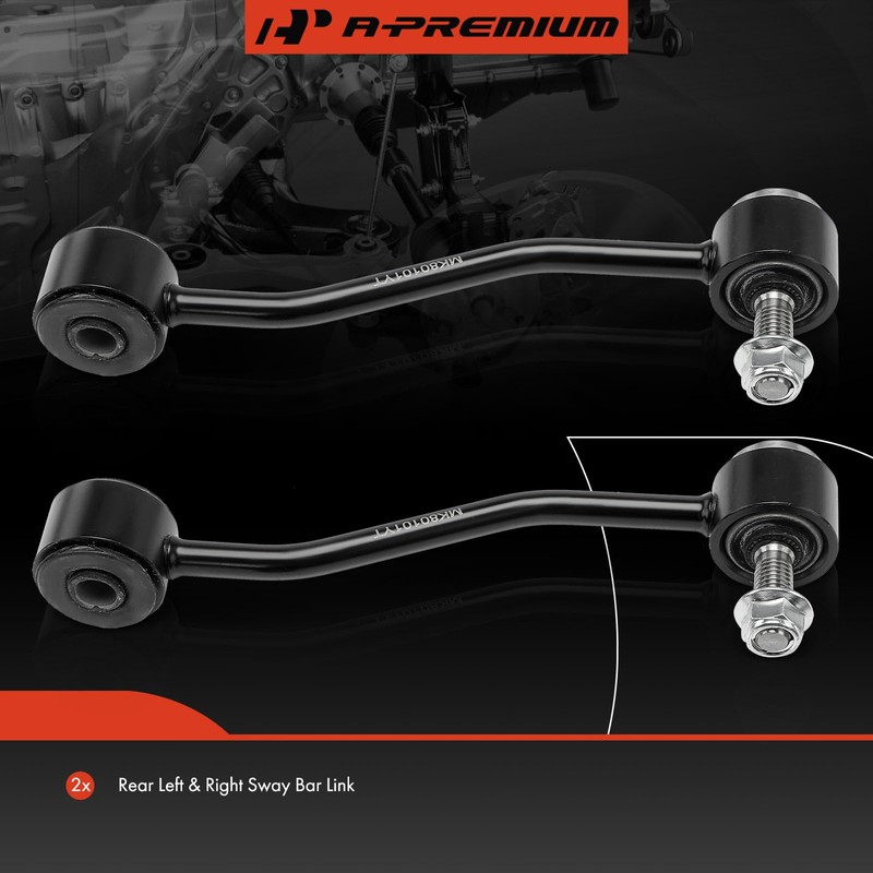 A-Premium 2 x Rear Sway Bar Links Stabilizer Bar Links,