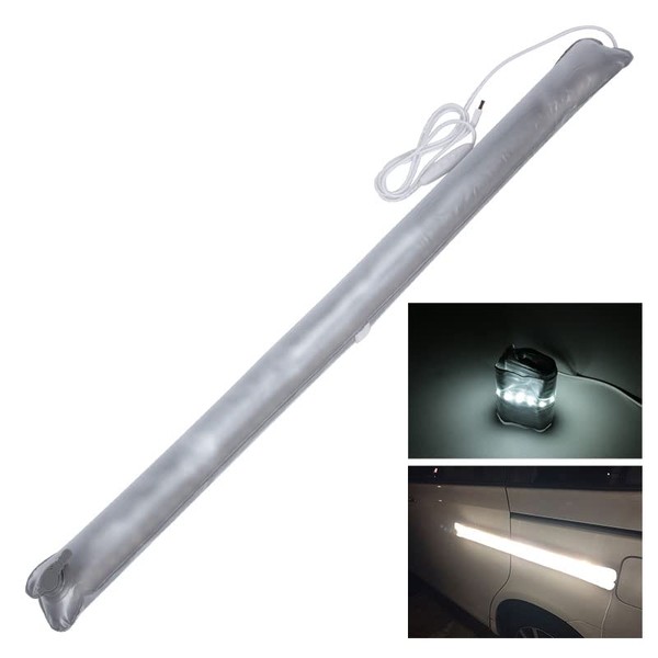 Light the camping night Foldable and Flat! Inflatable and Easy