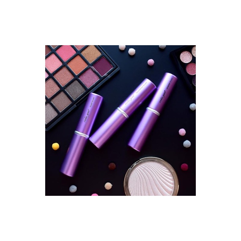 Vela.Yue Brocha Rubor Retráctil Pincel Colorete Kabuki de Maquillaje