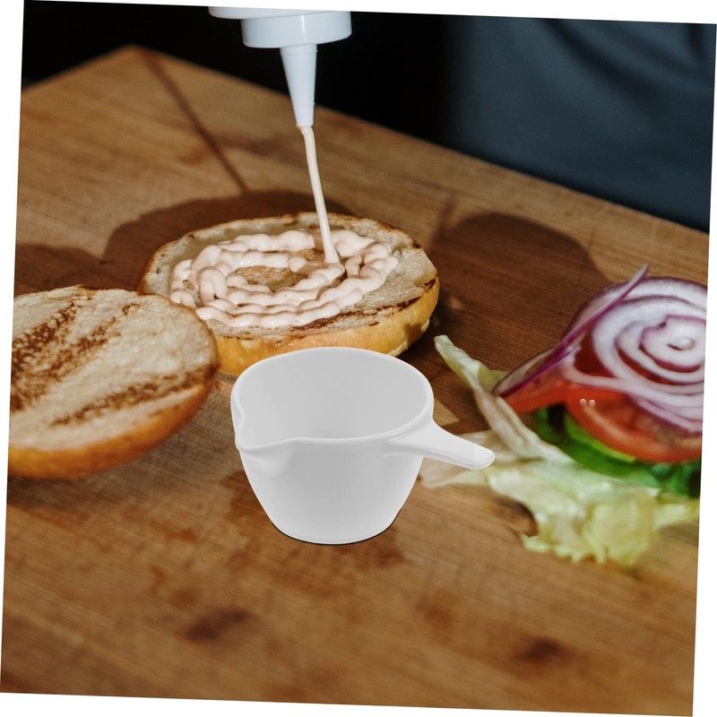 Ciieeo Household Ceramic Sauce Dish with Handle Multi Function Condiment