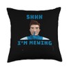 Funny Mewing Meme Shhh Im Mewing Quiet Mewing Profile Throw