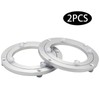 Adyoney 2Pcs 140mm / 5.51" Aluminum Alloy Lazy Susan Turntable