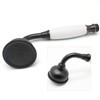 Oil Rubbed Bronze Vintage Telephone Handheld Shower Spray Ceramic Handle