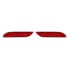 2 Pcs Rear Bumper Reflector Left Right TO1185110 Red Tail