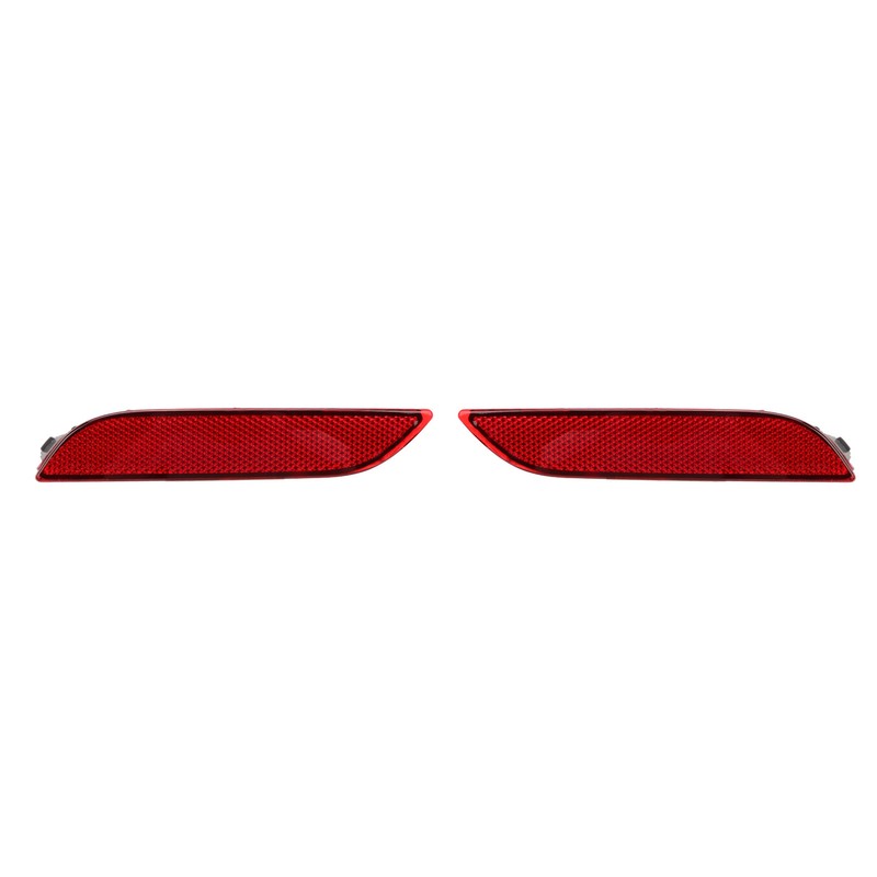 2 Pcs Rear Bumper Reflector Left Right TO1185110 Red Tail
