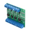 Walfront YYNMOS-4 PLC Amplifier Circuit Board 4-Channel MOS FET Module