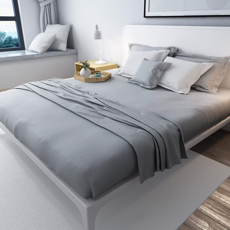 Lirex Flat Sheet (2-Pack), Twin Size Extra Soft Brushed Microfiber