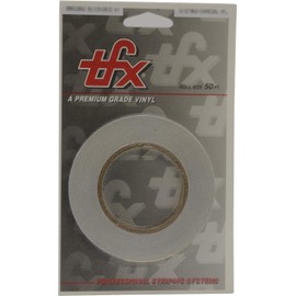 Universal TFX 00043064 - Auto Customizing Dual Pinstripe -(1/4") 4/16" x 50' (1/8” Stripe, 1/16" Gap, Then 1/16” Stripe)-64 Silver Metallic