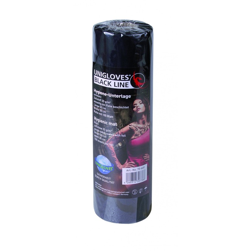 Pack of 100 Hygiene Pads 50 x 30 cm Black