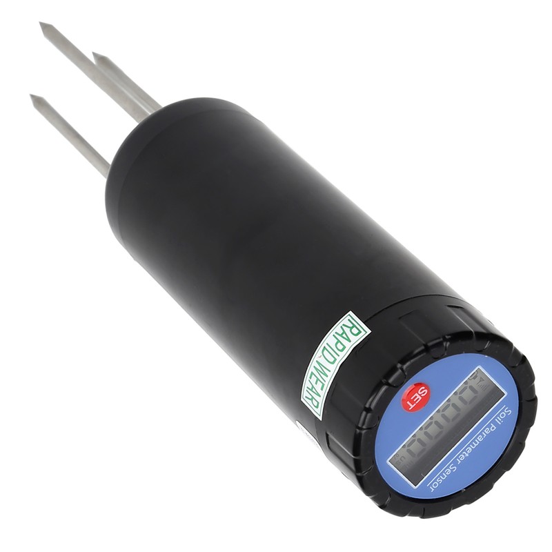3‑Probe Soil Temperature Tester Portable Soil Humidity Conductivity Meter Garden